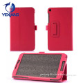 soliod color litchi folio cover leather case for asus fe 380 cg back cover case